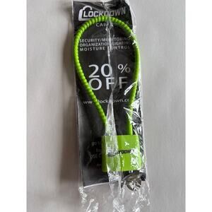 Lockdown Green Firearm Safety Cable Lock 11” Brand New - DOJ complaint